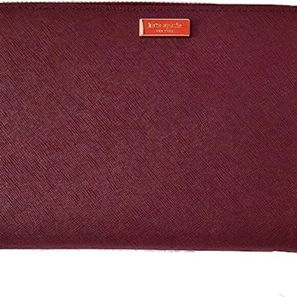 Kate Spade Large Staci Plum Wallet - Picture 11 of 11